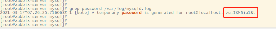mysql初始密码